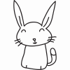 doodle animal clipart_bunny
